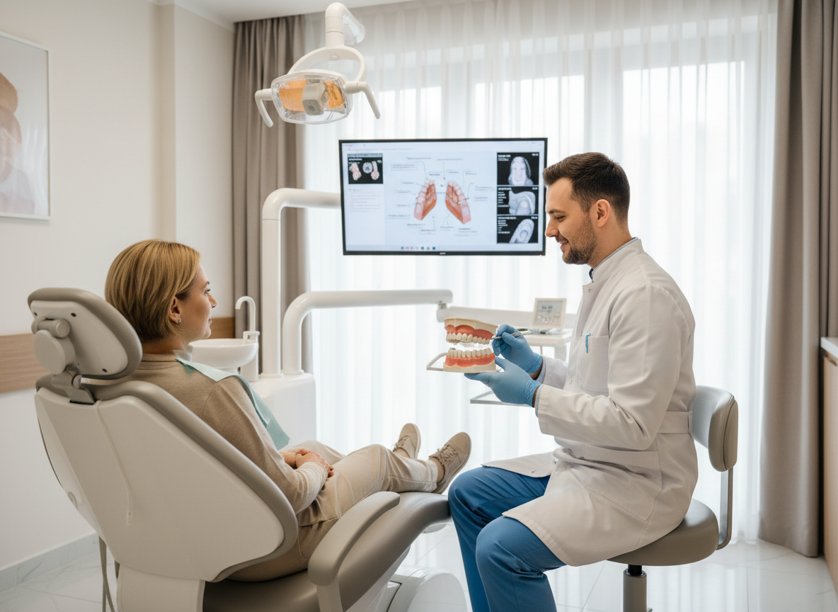 Poglebienie przedsionka jamy ustnej